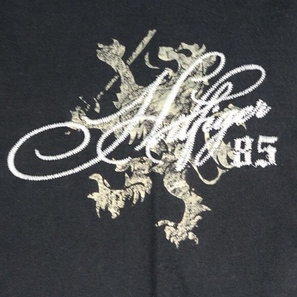 Tommy Hilfiger Black L/S Shirt Large - Picture 3 of 5